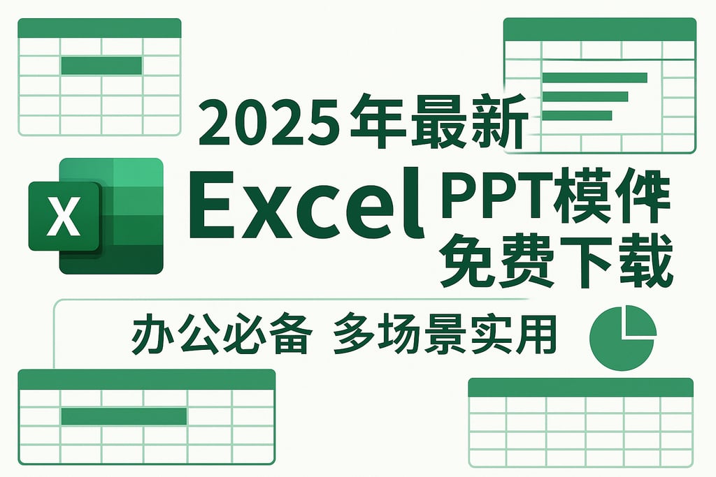 2025年最新excel ppt模板免费下载，办公必备多场景实用